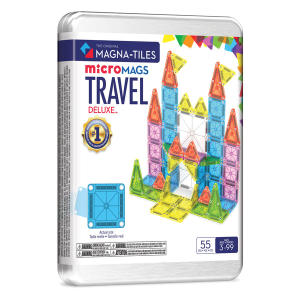 MAGNA-TILES MICROMAGS TRAVEL SET DELUXE- 55 PIECE