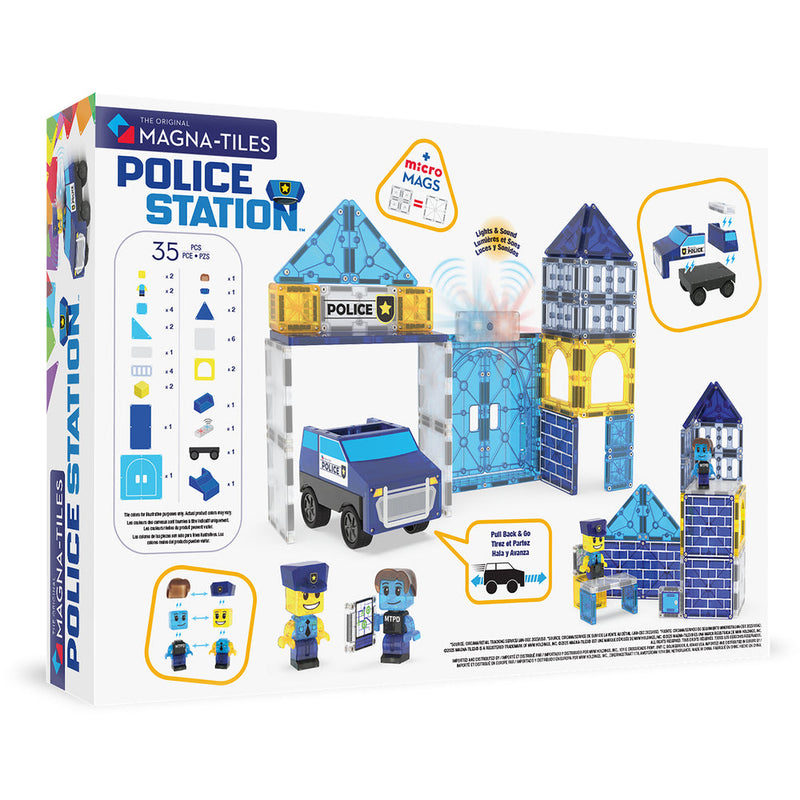 MAGNA-TILES POLICE STATION 35 PIECE