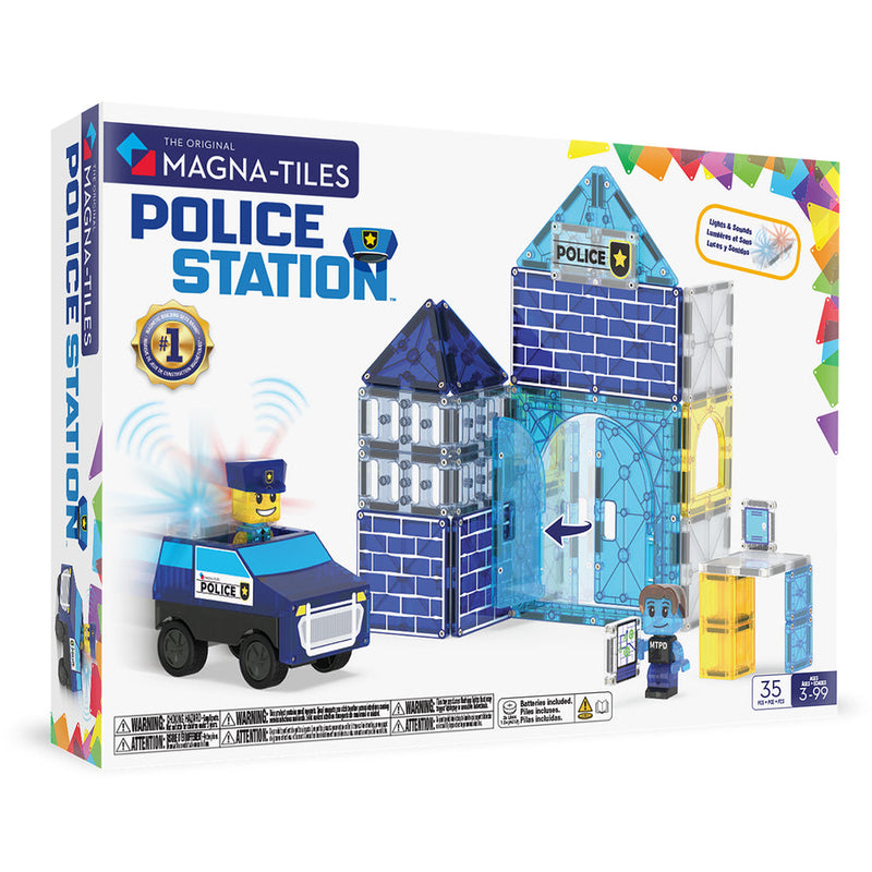 MAGNA-TILES POLICE STATION 35 PIECE
