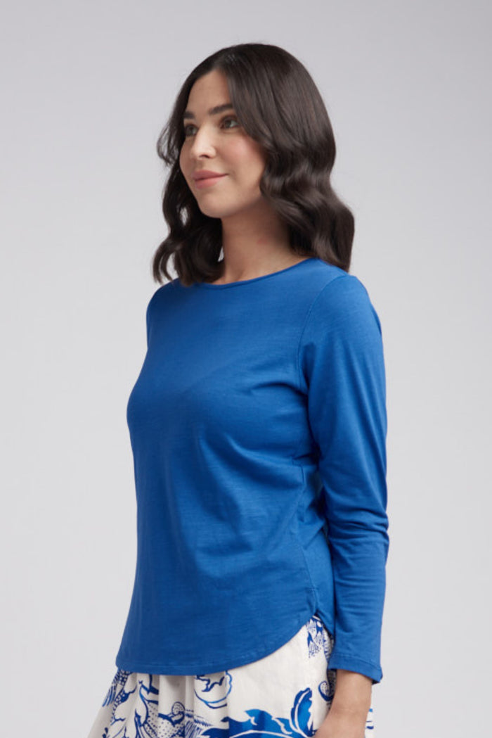 Goondiwindi Cotton Crew Neck Long Sleeve Tee - 4 Colours