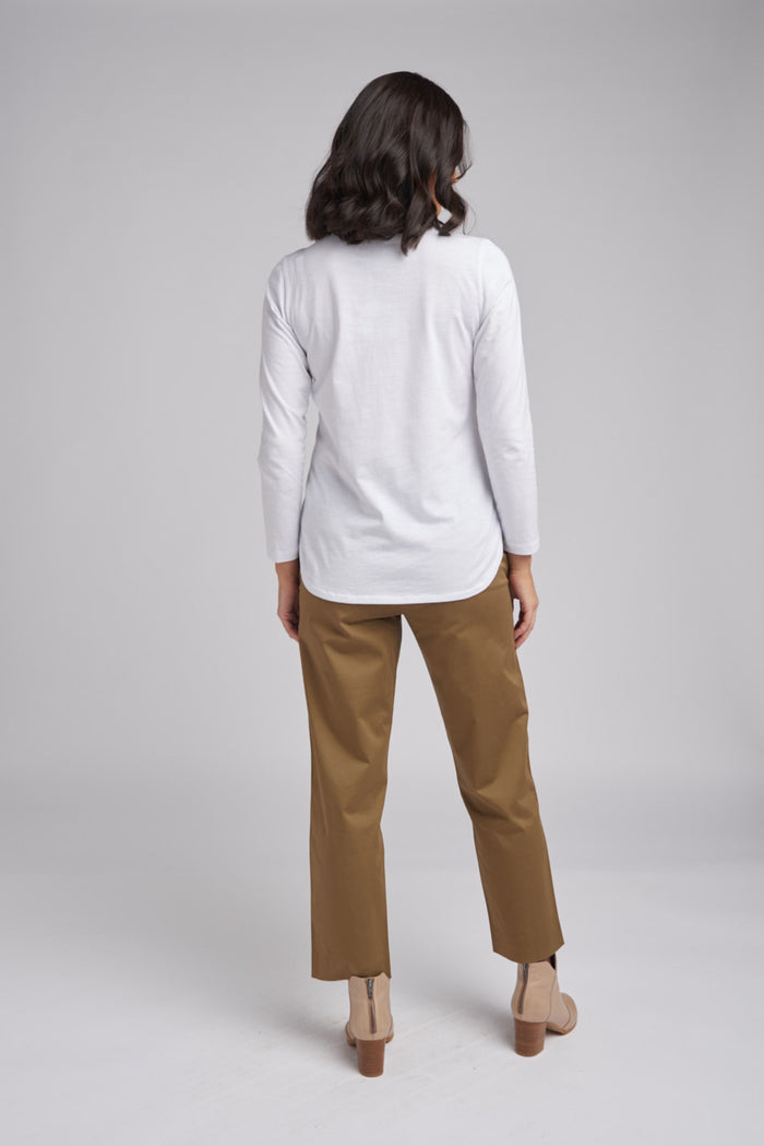 Goondiwindi Cotton Crew Neck Long Sleeve Tee - 4 Colours