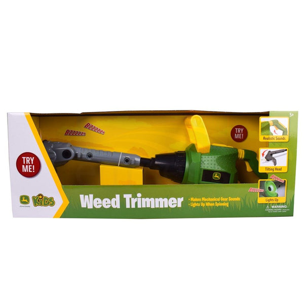 JOHN DEERE LIGHT UP WEED TRIMMER/ WHIPPER SNIPPER WITH SOUNDS