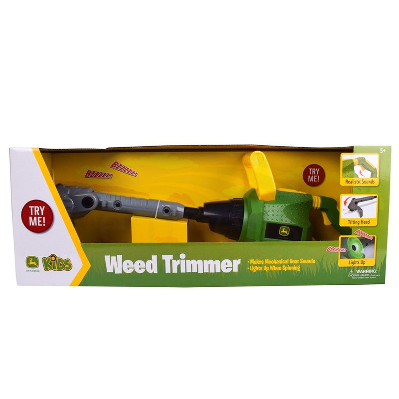 JOHN DEERE LIGHT UP WEED TRIMMER/ WHIPPER SNIPPER WITH SOUNDS