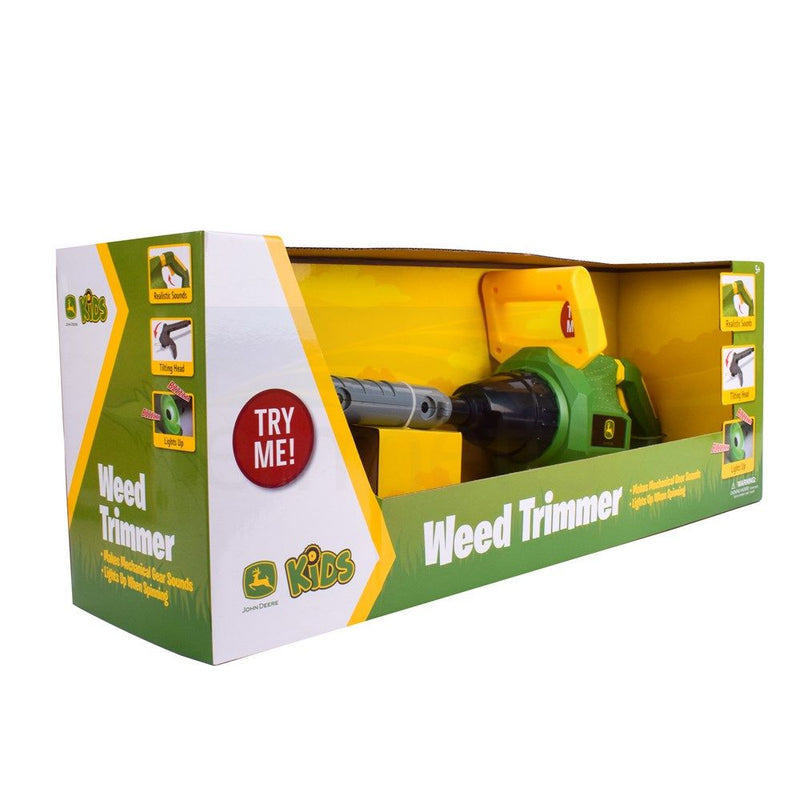 JOHN DEERE LIGHT UP WEED TRIMMER/ WHIPPER SNIPPER WITH SOUNDS