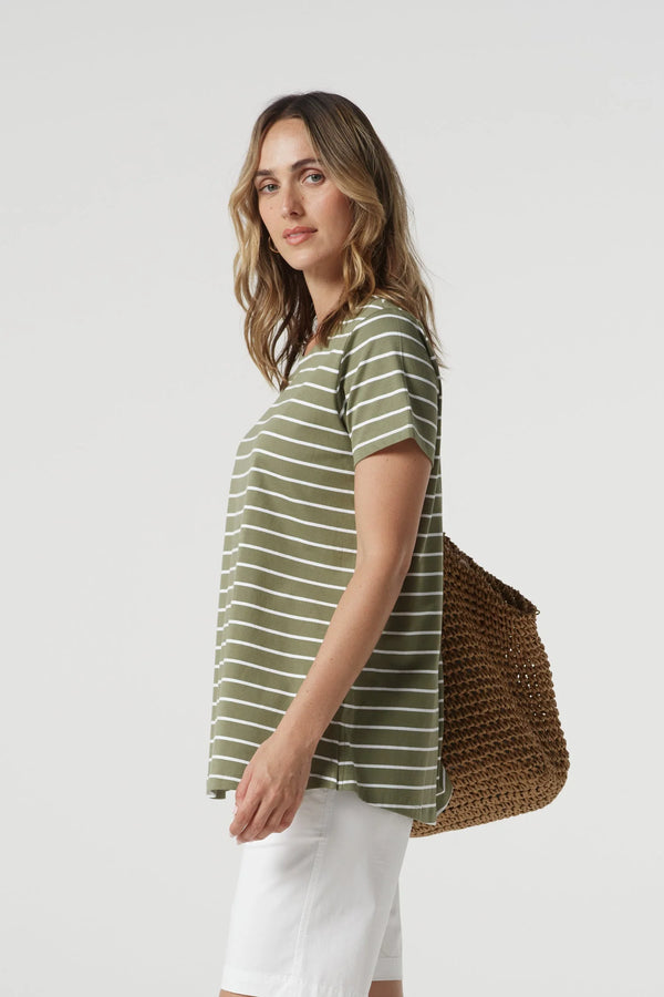 Goondiwindi Cotton Meadow Cotton A-Line Tee - 2 Colours