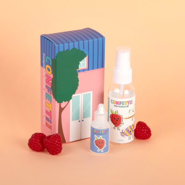 CONFETTI BLUE RASPBERRY MINI PERFUME MAKING KIT