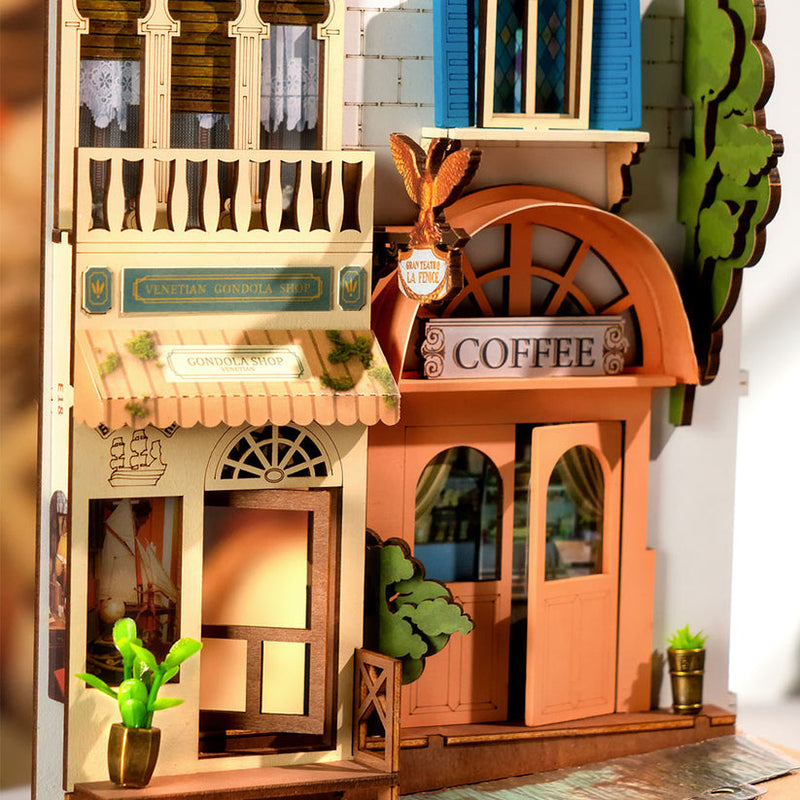 ROBOTIME ROLIFE DIY BOOK NOOK ROMANTIC VENICE