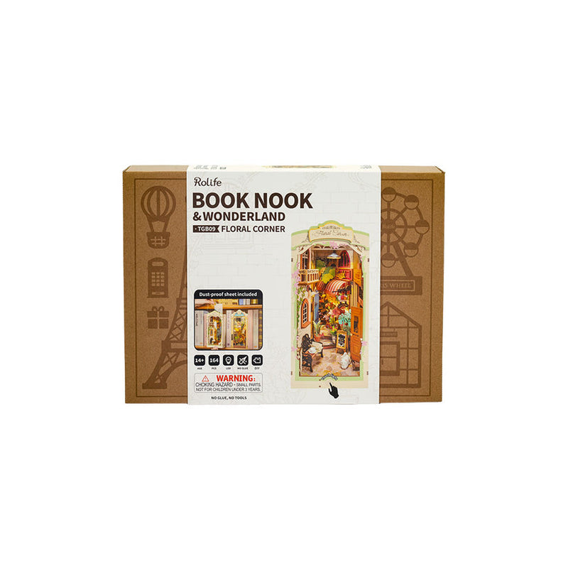 ROBOTIME ROLIFE DIY BOOK NOOK FLORAL CORNER