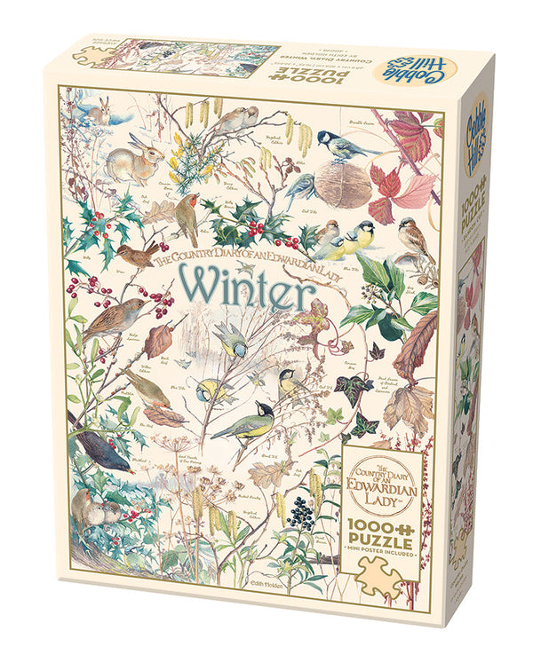 COB40095 COUNTRY DIARY WINTER 1000PC