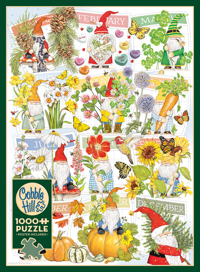 COBBLE HILL- A HAPPY GNOME LIFE 1000PC