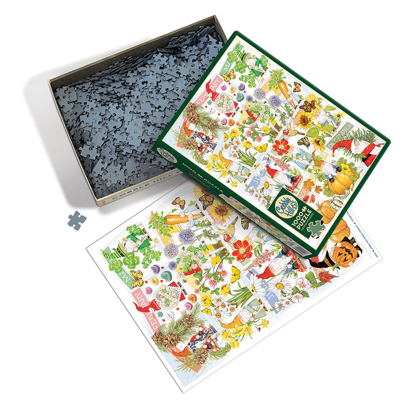 COBBLE HILL- A HAPPY GNOME LIFE 1000PC