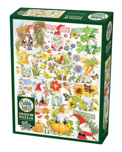 COBBLE HILL- A HAPPY GNOME LIFE 1000PC
