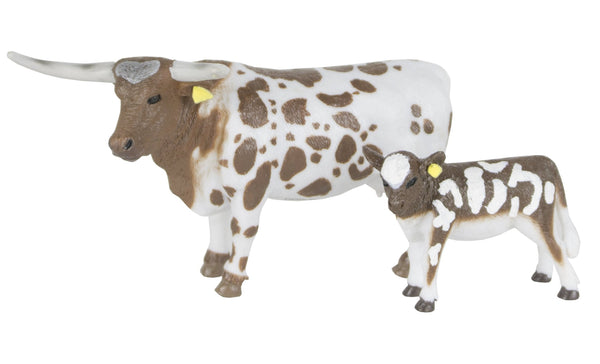 BIG COUNTRY TOYS LONGHORN COW & CALF