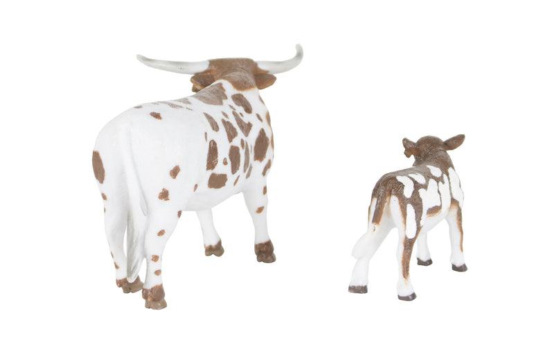 BIG COUNTRY TOYS LONGHORN COW & CALF