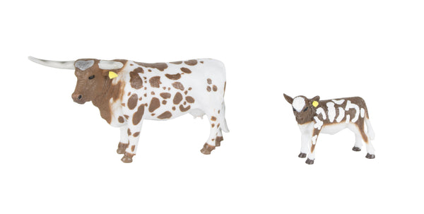 BIG COUNTRY TOYS LONGHORN COW & CALF