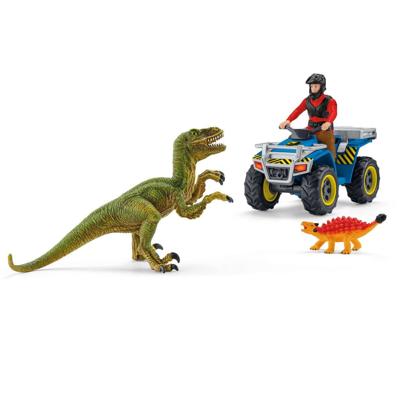 SCHLEICH QUAD ESCAPE FROM VELOCIRAPTOR