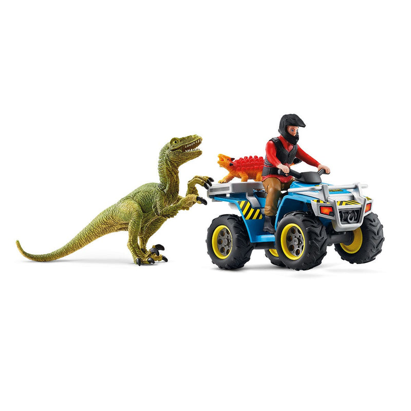 SCHLEICH QUAD ESCAPE FROM VELOCIRAPTOR