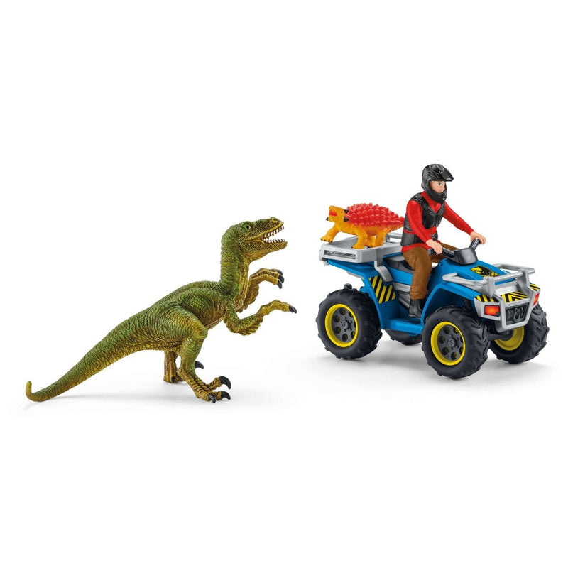 SCHLEICH QUAD ESCAPE FROM VELOCIRAPTOR
