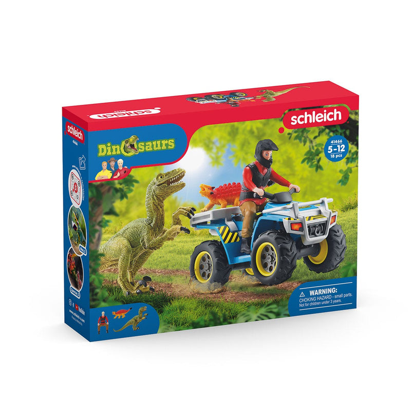 SCHLEICH QUAD ESCAPE FROM VELOCIRAPTOR