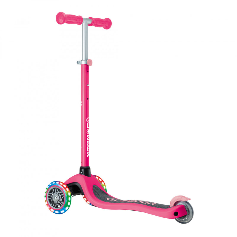 GLOBBER PRIMO LIGHTS SCOOTER - FUCHSIA