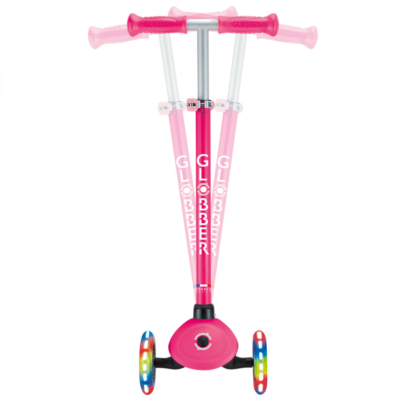 GLOBBER PRIMO LIGHTS SCOOTER - FUCHSIA
