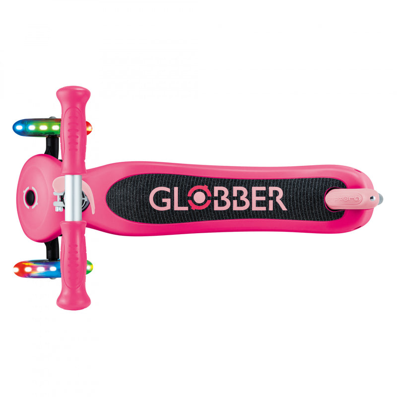 GLOBBER PRIMO LIGHTS SCOOTER - FUCHSIA