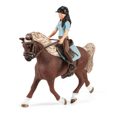 SCHLEICH HORSE CLUB WASHING AREA WITH EMILY AND LUNA