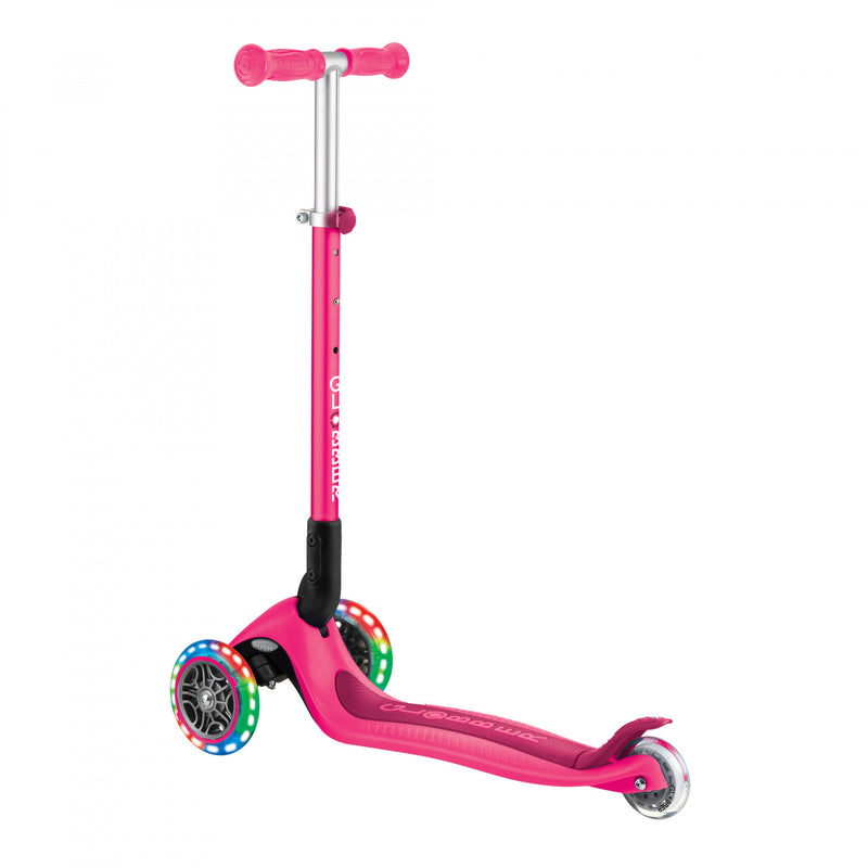 GLOBBER PRIMO FOLDABLE  SCOOTER- FUCHSIA/ DARK PINK