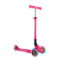 GLOBBER PRIMO FOLDABLE  SCOOTER- FUCHSIA/ DARK PINK