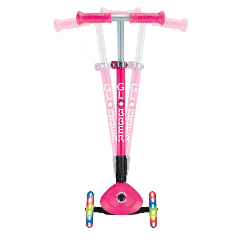 GLOBBER PRIMO FOLDABLE  SCOOTER- FUCHSIA/ DARK PINK