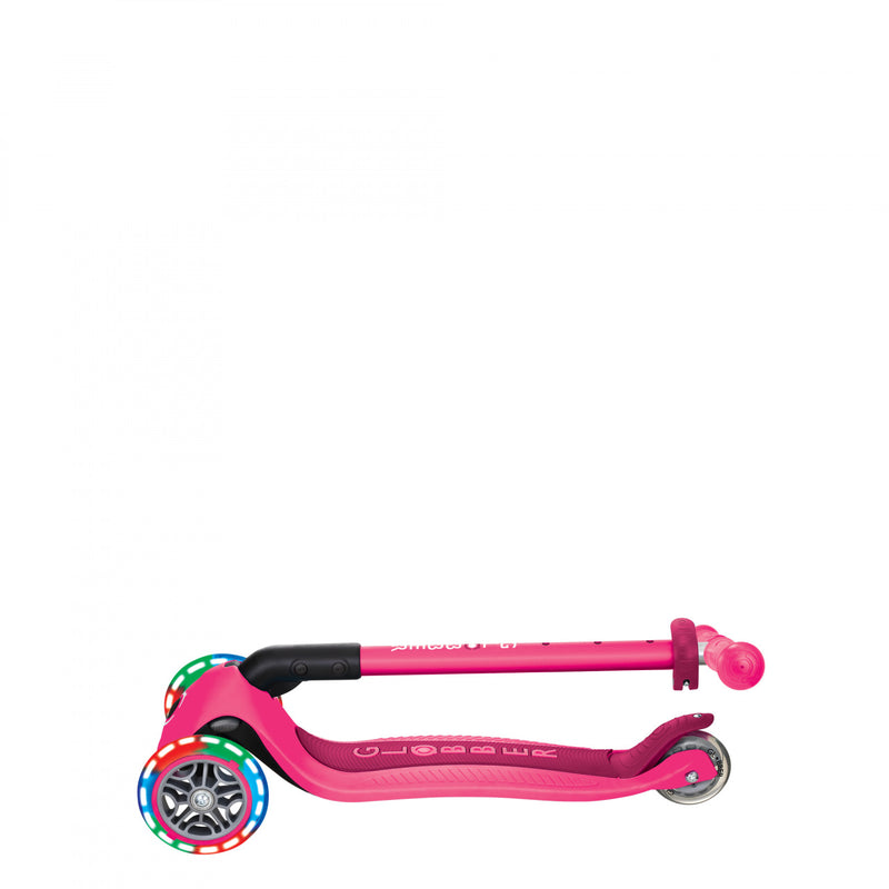 GLOBBER PRIMO FOLDABLE  SCOOTER- FUCHSIA/ DARK PINK