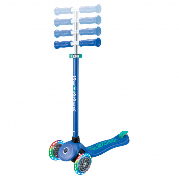 GLOBBER PRIMO PLUS SCOOTER- BLUE/ GREEN