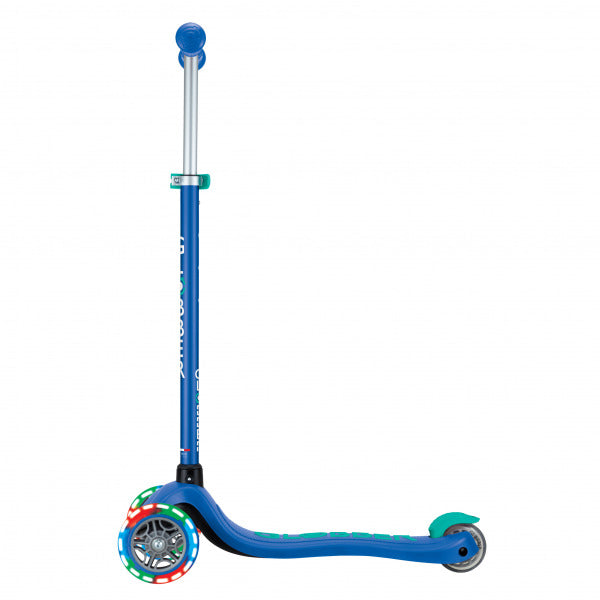 GLOBBER PRIMO PLUS SCOOTER- BLUE/ GREEN