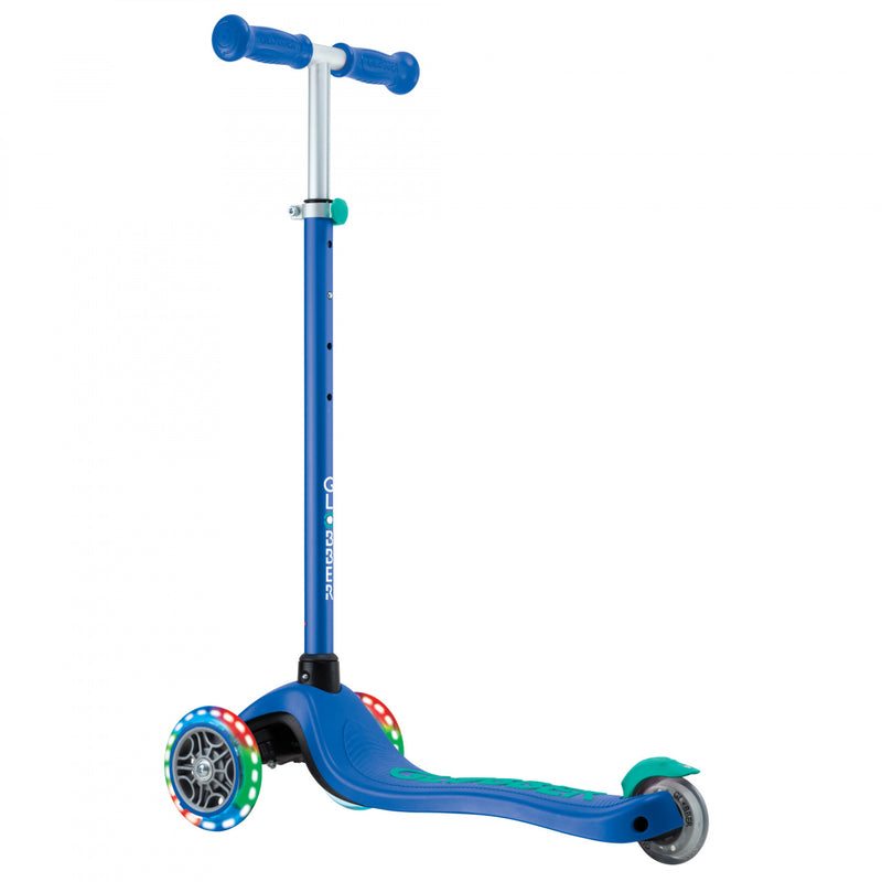 GLOBBER PRIMO PLUS SCOOTER- BLUE/ GREEN