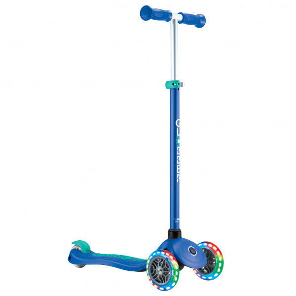 GLOBBER PRIMO PLUS SCOOTER- BLUE/ GREEN