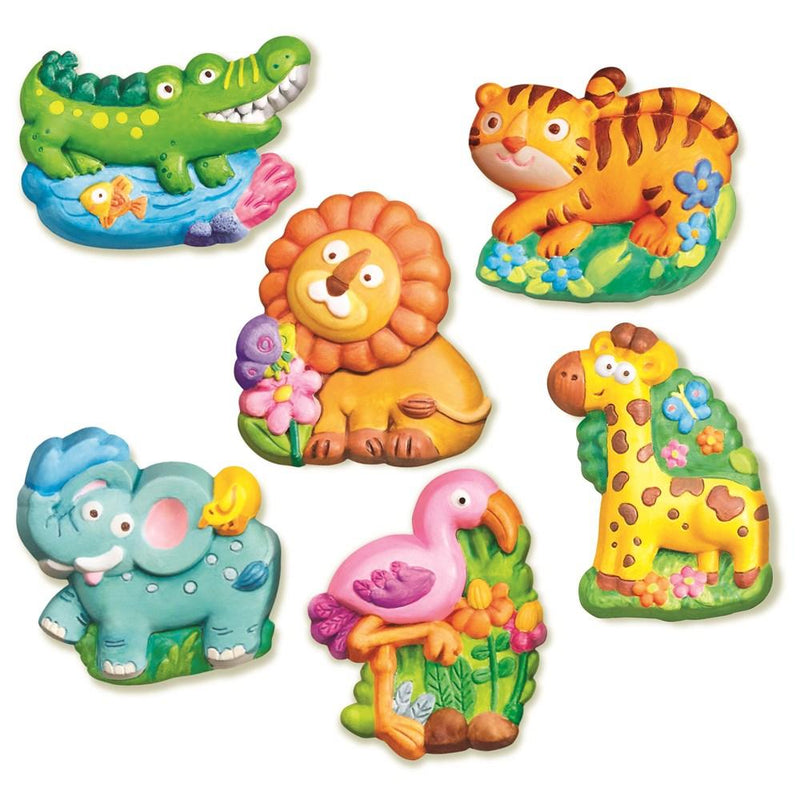 4M MOULD & PAINT-ZOO ANIMALS