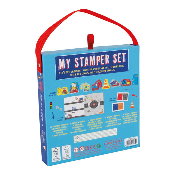 FLOSS AND ROCK MY STAMPER SET-CONSTRUCTION