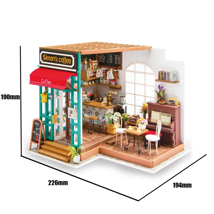 ROBOTIME ROLIFE DIY MINI HOUSE SIMON'S COFFEE
