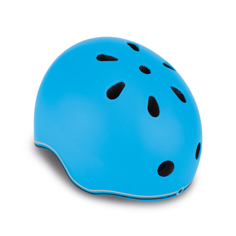 GOBBLER TODDLER HELMET WITH LED LIGHTS- SKY BLUE