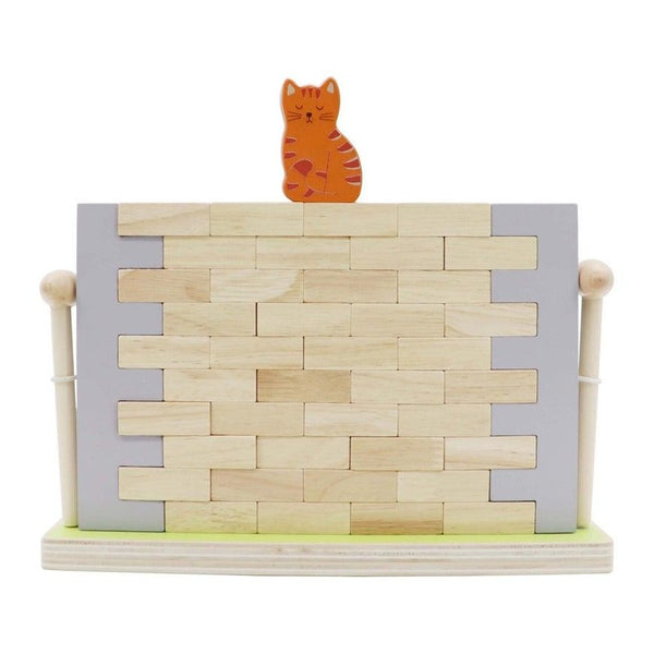 BLOCKS WOODEN JENGA WALL BOARD GAME