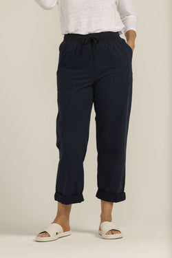 Goondiwindi Cotton Relaxed Rib Knit Waistband Pant - 2 Colours