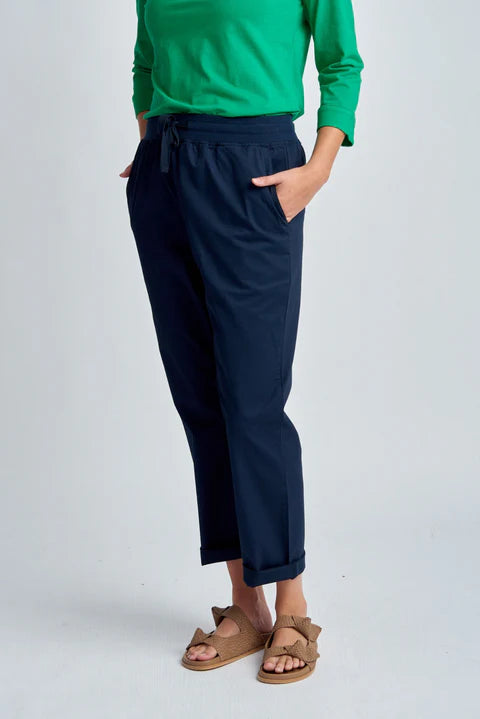 Goondiwindi Cotton Relaxed Cropped Cotton Pant - 2 Colours