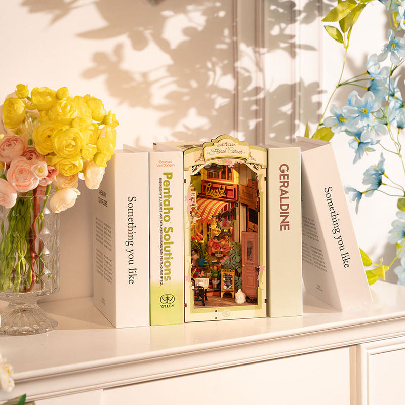 ROBOTIME ROLIFE DIY BOOK NOOK FLORAL CORNER