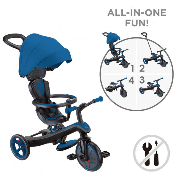 GLOBBER EXPLORER TRIKE 4IN1- ROYAL BLUE