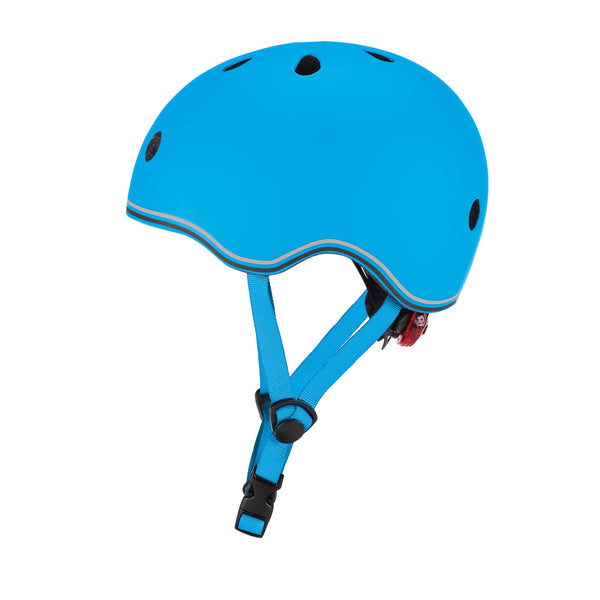 GOBBLER TODDLER HELMET WITH LED LIGHTS- SKY BLUE
