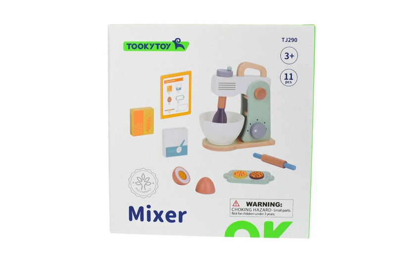 TOOKY TOY WOOD BAKING MIXER