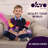 OKTO SENSORY ART 36 COLORS AIR CLAY CREATIVITY SET