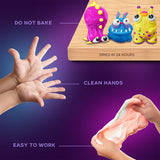 OKTO SENSORY ART 36 COLORS AIR CLAY CREATIVITY SET