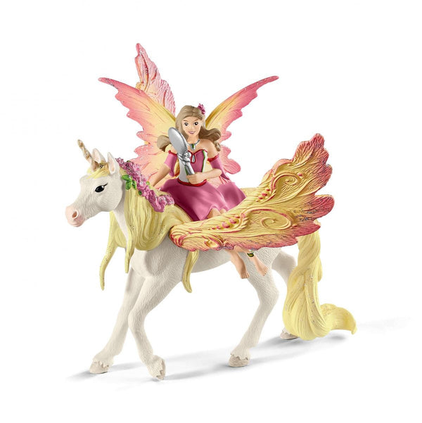 SCHLEICH BAYALA FAIRY FEYA WITH PEGASUS UNICORN