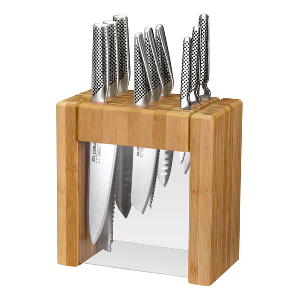 Global Ikasu X 10 Piece Knife Block Set